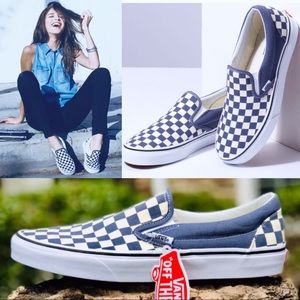 grisaille checkerboard vans
